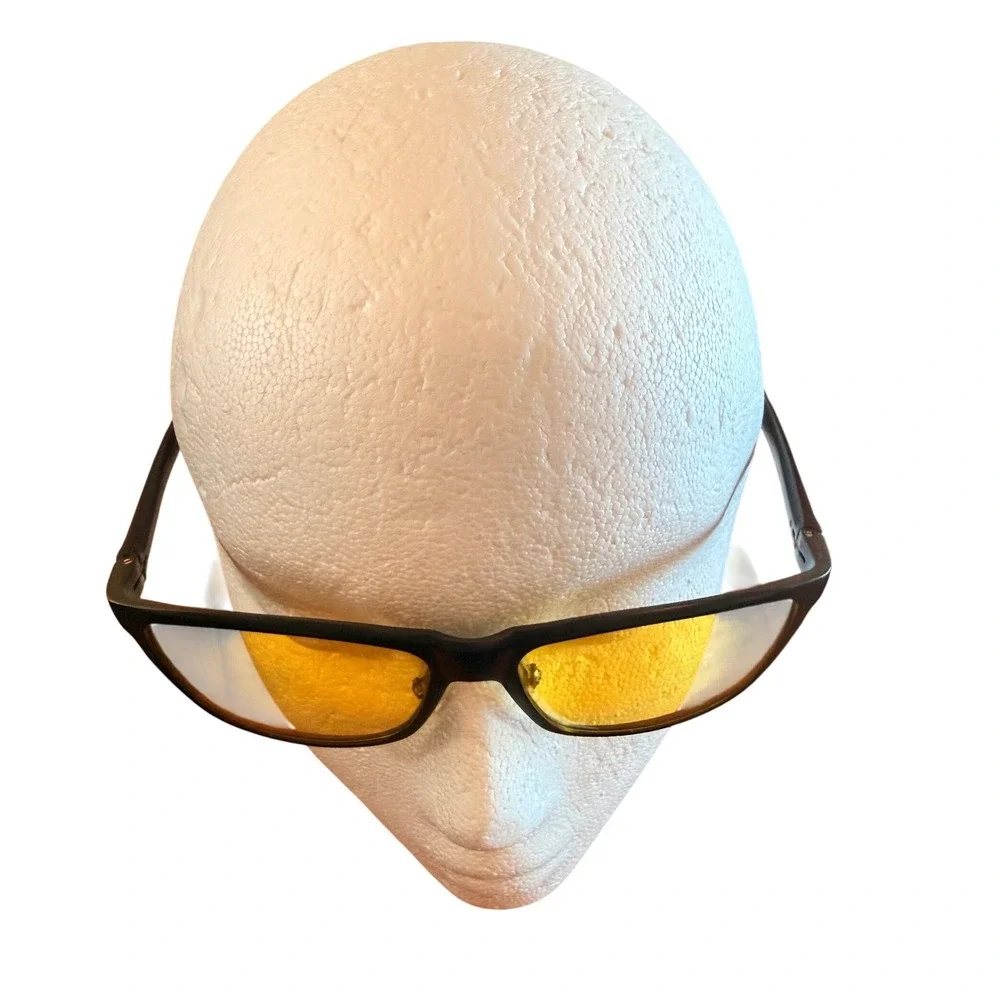 ATTCL Yellow Lens Glasses Black Frame Night Driving‎ Gamer Computer Eyewear